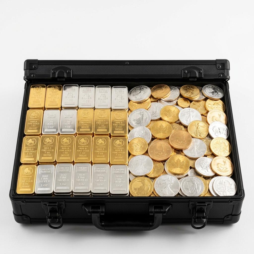 Briefcase of bullion