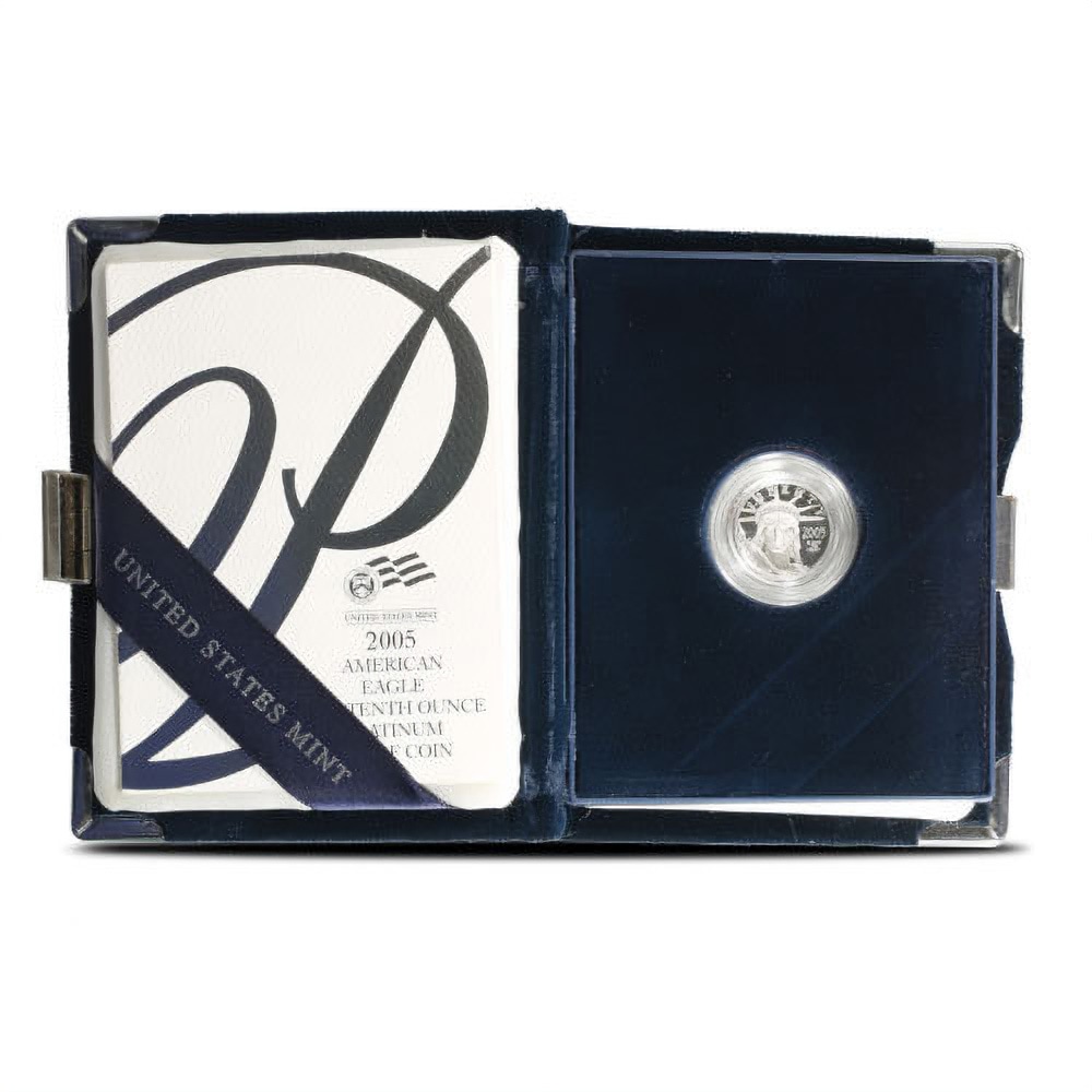 1/10 oz Proof American Platinum Eagle Coin (Random Year, Box + CoA)