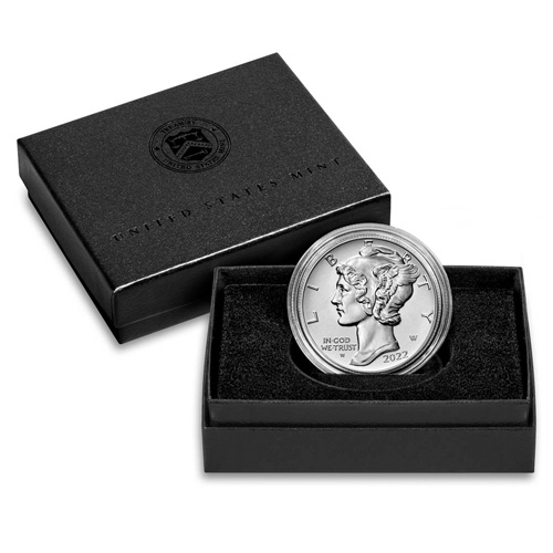 2022-W 1 oz Reverse Proof American Palladium Eagle Coin (Box + CoA)