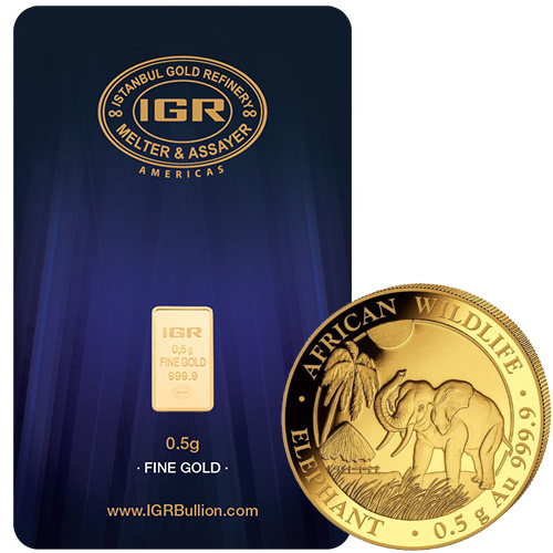 1/2 Gram Gold (Varied Condition, Any Mint, Various Forms)