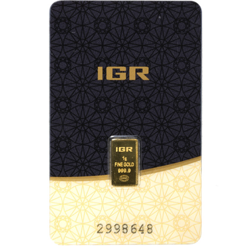 1 Gram Istanbul Gold Refinery Gold Bar (New w/ Assay)
