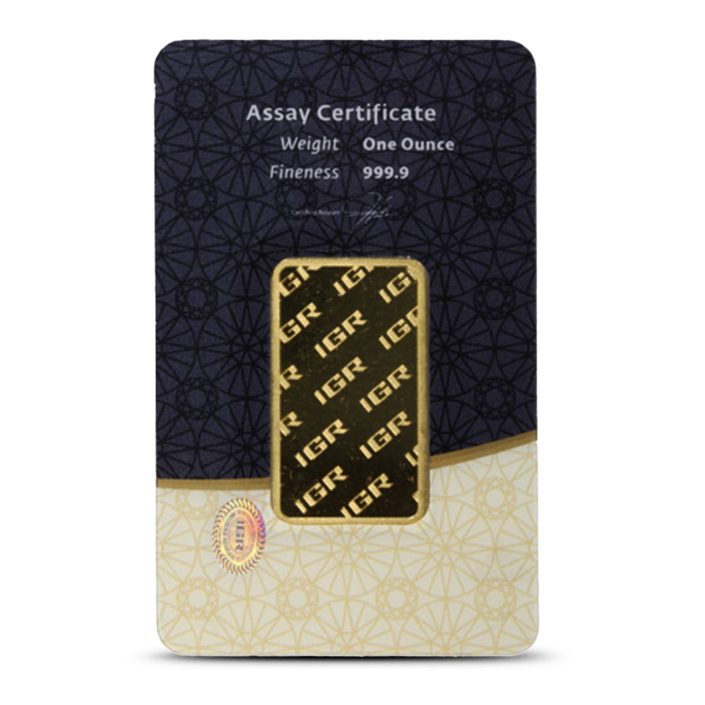 1 oz Istanbul Gold Refinery Gold Bar (New w/ Assay)