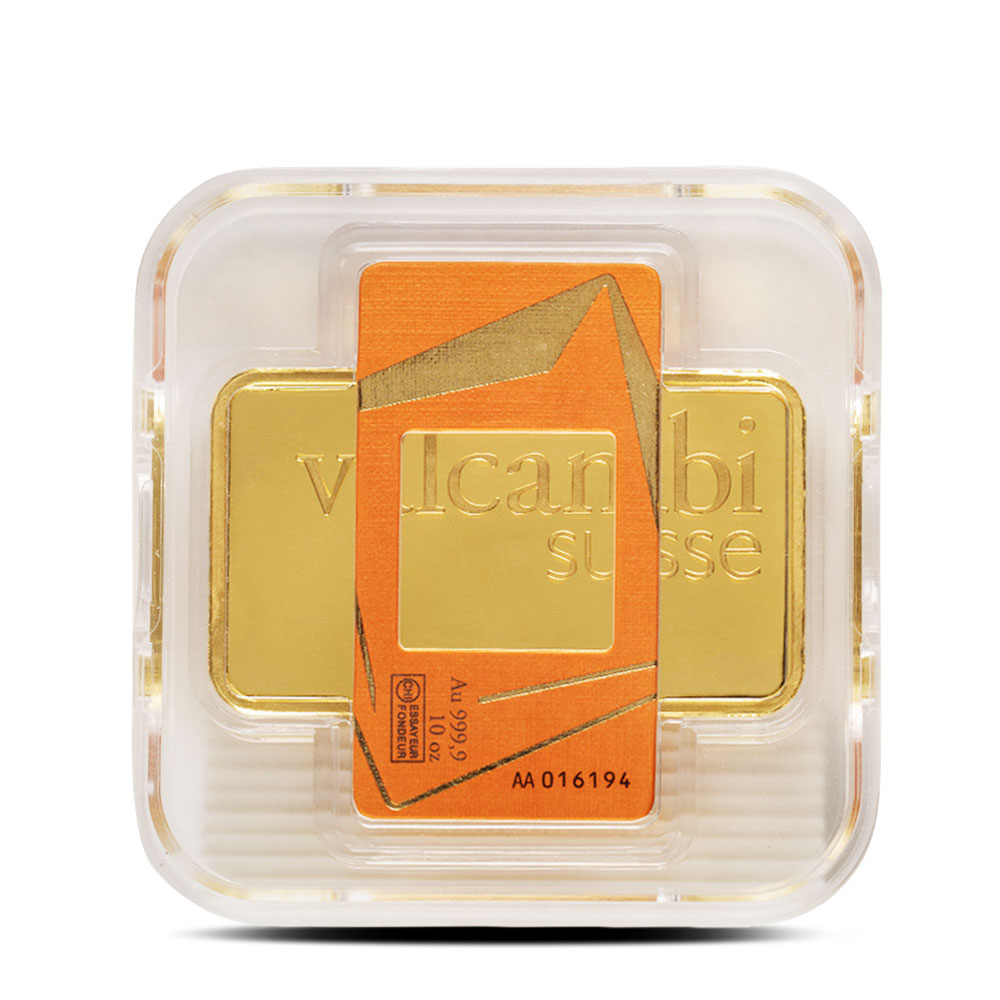 10 oz Valcambi Gold Bar (New w/ Assay)