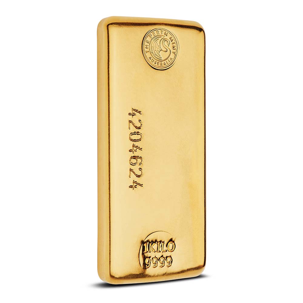 1 Kilo Perth Mint Cast Gold Bar (New)