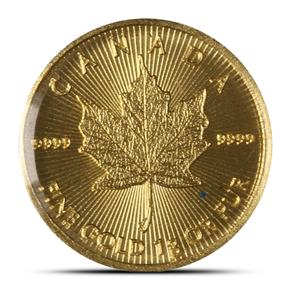 1 Gram Canadian Gold Maple Leaf Coin (Random Year)