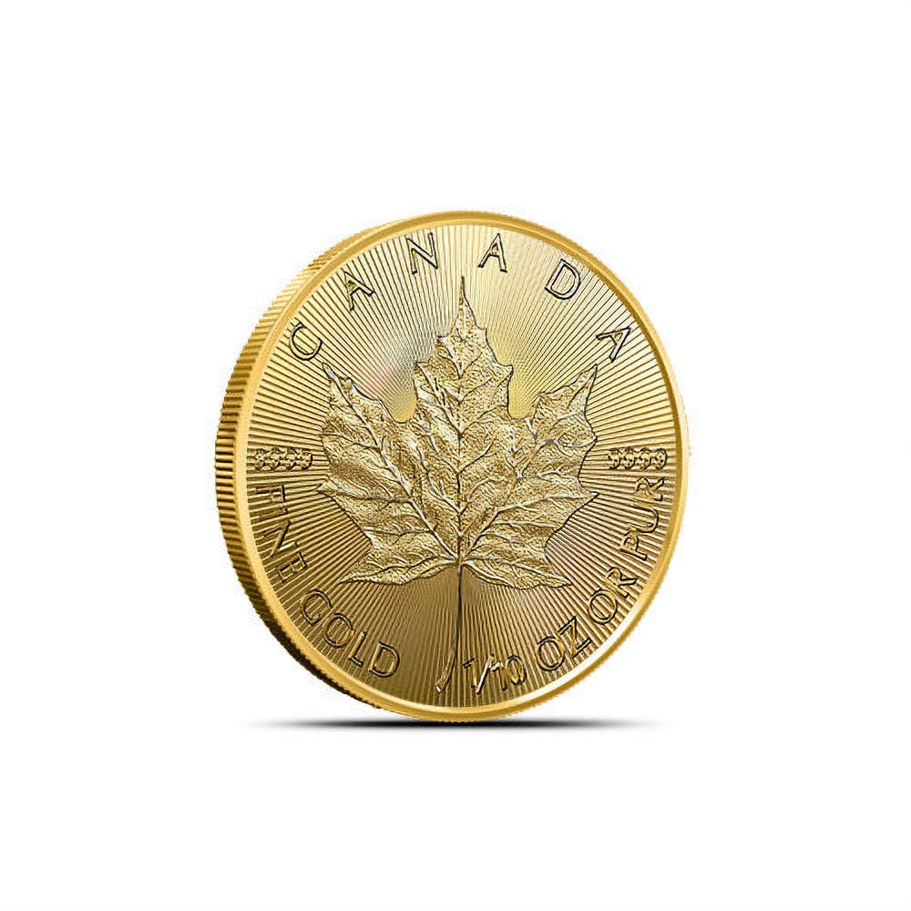 2021 1/10 oz Canadian Gold Maple Leaf Coin (BU)