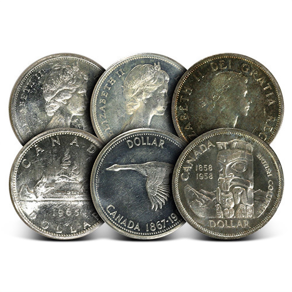 1958-1967 Canada Silver Dollar (Circulated)