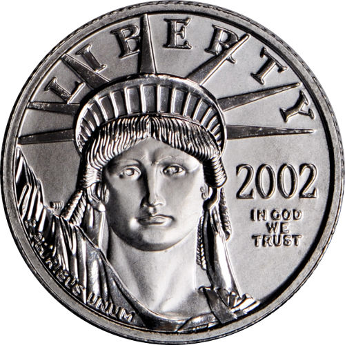 1/4 oz American Platinum Eagle Coin (Random Year, BU)